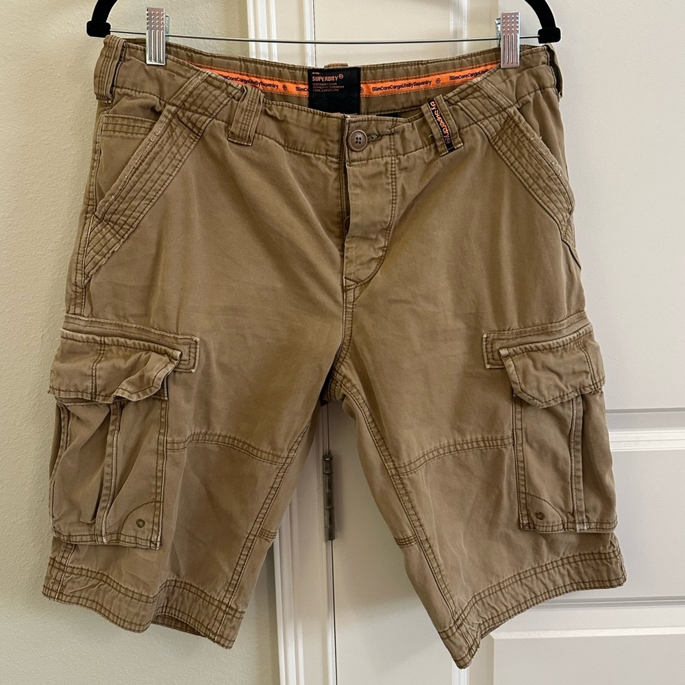 Superdry Men's Brown Cargo Shorts